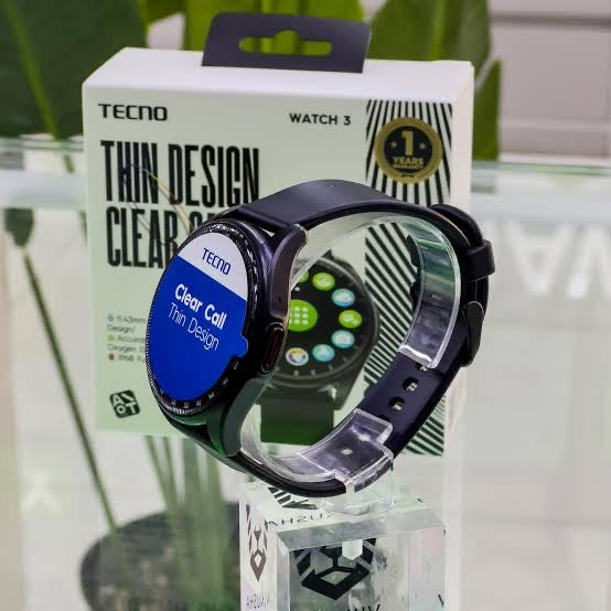 ⌚ Tecno Watch 3 – Montre Connectée Élégante & Complète