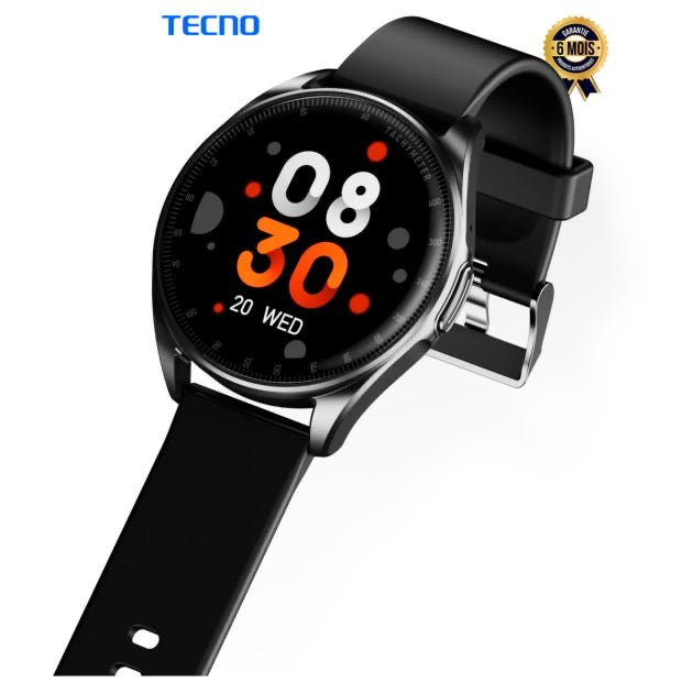 ⌚ Tecno Watch 3 – Montre Connectée Élégante & Complète