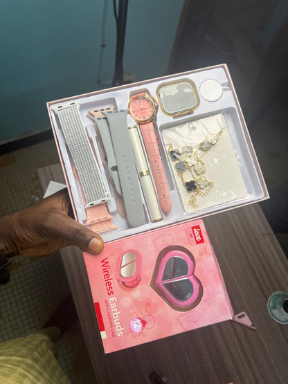 💎 Kit Premium Plus – Montre Connectée A16 Plus+ & Écouteurs Love 1 TWS