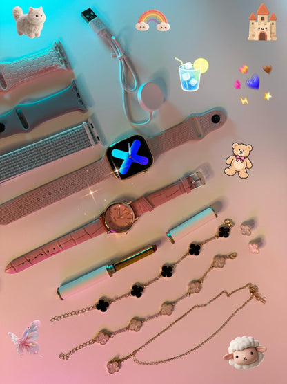 Coffret Premium A16 Plus+ – Montre connectée & Élégance 🌟