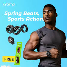 oraimo Watch 4 Plus 2.01″ HD IP68 Montre intelligente