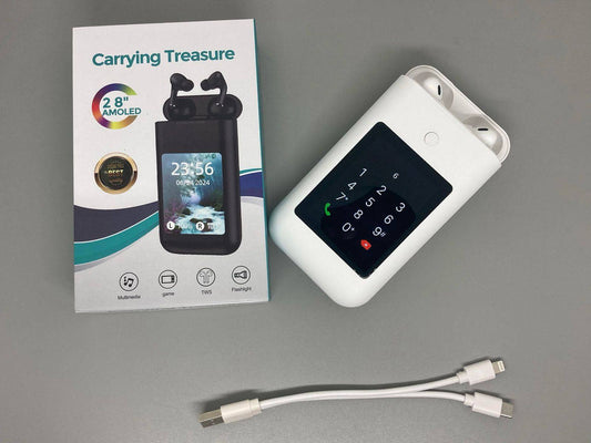 A98 BOX TWS – Écouteurs Sans Fil + Powerbank 8000mAh ! DISPONIBLE EN COULEUR BLANCHE UNIQUEMENT